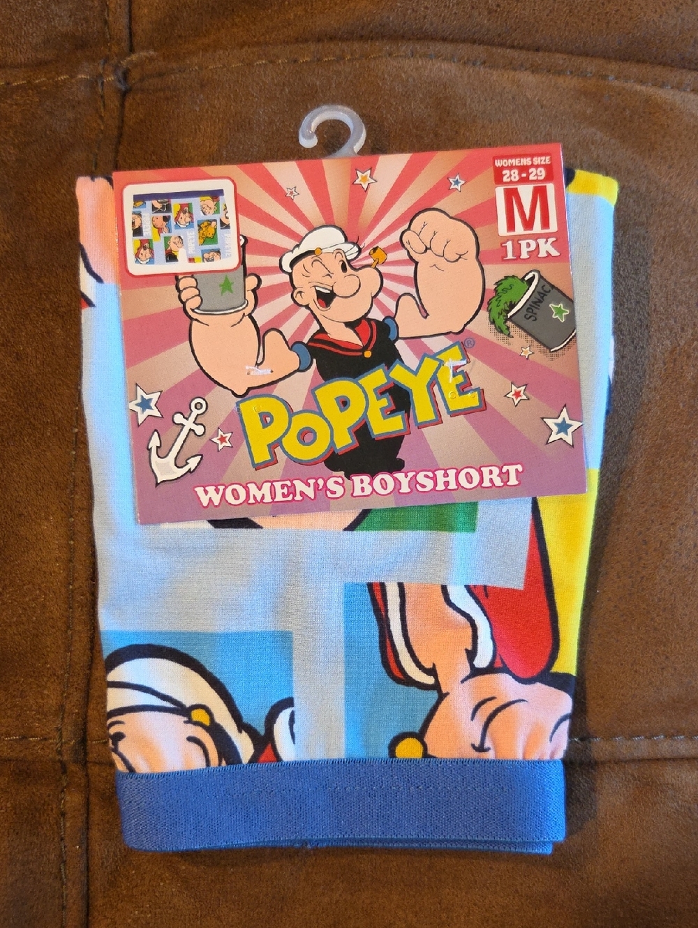 Popeye Women's Boyshort Panty - Multicolor